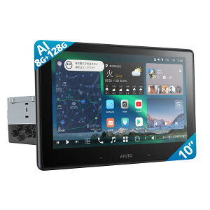 O[hAbv 10C` QLED ATOTO X10G110E AI Android J[ir 8G+128G 1 DIN t[eBOfBXvCI[fBI J[ir 4G LTE CX Carplay Android Auto fAtHڑ Bluetooth HDMI LRV