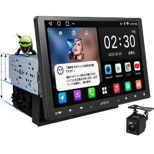 �y ATOTO����A5LG110T-S01 Android �J�[�i�r�z10.1�C���`�t���[�e�B���O 2G+32G 2DIN��1DIN ���� QLED ���C�����XCarPlay Android Auto WiFi Bluetooth USB�e�U�����O ChatGPT��b �f���o�� 24�o���hEQ DSP�����A���v 2��