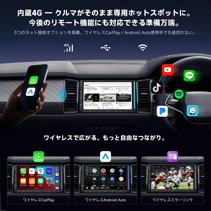 楽天市場】【ATOTO公式 最新型カーナビ 7インチ S84G2D7PB】atoto s8 