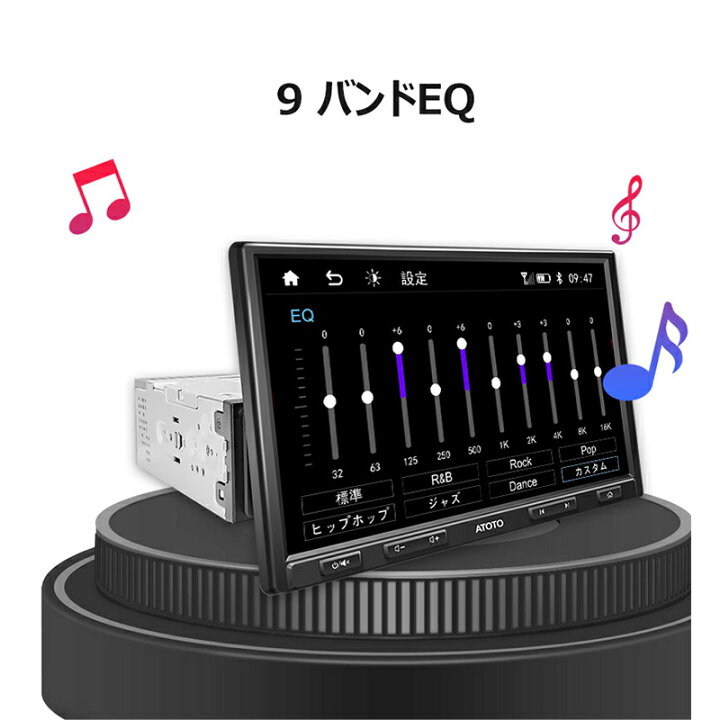 楽天市場】【ATOTO公式 F7G110XE-A 10インチ カーナビ】atoto f7 2din 
