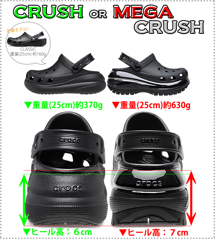 楽天市場】クロックス crocs【メンズ レディース サンダル】Mega Crush