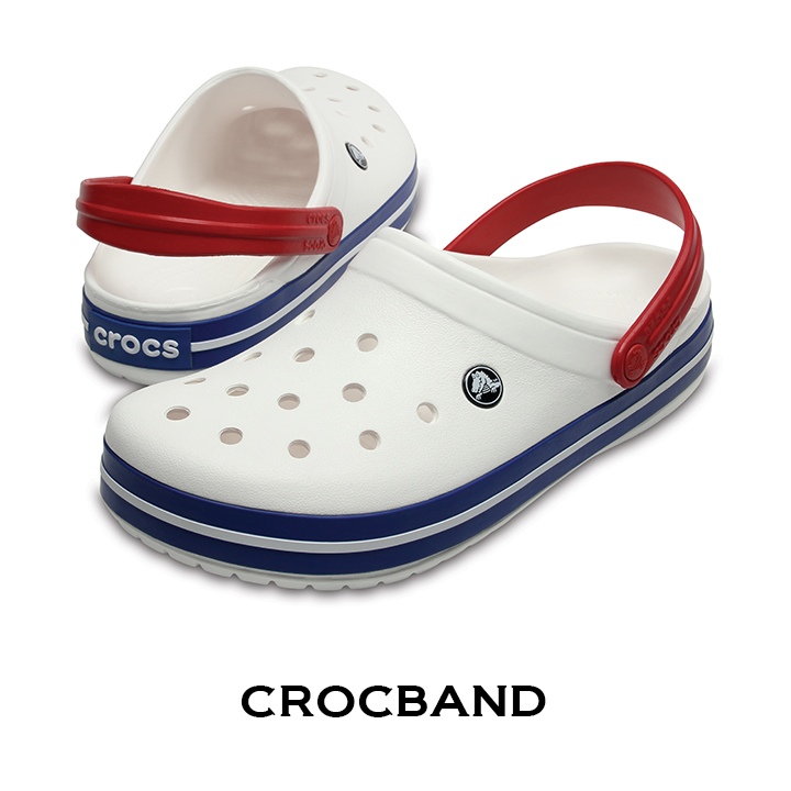 40%OFF  クロックス crocs Crocband クロックバンド ホワイトｘブルージーン 11016｜##
