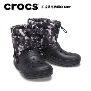 NbNX crocsyY fB[X u[czClassic Lined Neo Puff Tie-Dye Boot/NVbN Ch lIpt ^C_C u[c/ubNb##
