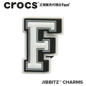 �N���b�N�X crocs�y�A�N�Z�T���[ jibbitz �W�r�b�c�zLetter F / ���^�[�uF�v|10006999