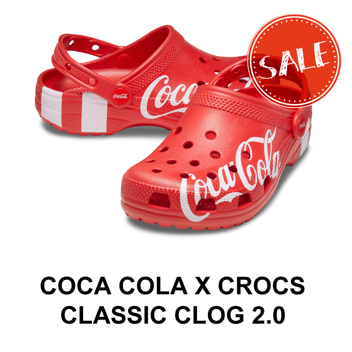 50%OFF クロックス メンズ レディース サンダル crocs Coca-Cola X クラシック （訳ありセール Crocs 新色追加して再販 ## Clog 2.0 クロッグ2.0 Classic コカコーラｘクロックス