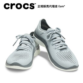 『50%OFF』クロックス crocs【メンズ スニーカー】LiteRide 360 Pacer Ms/ライトライド 360 ペイサー メン/ライトグレー×スレートグレー｜##