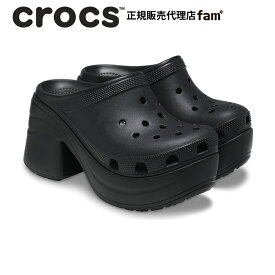 『20%OFF』クロックス crocs【メンズ レディース サンダル】Siren Clog/サイレン クロッグ/厚底 ヒール/ブラック｜☆