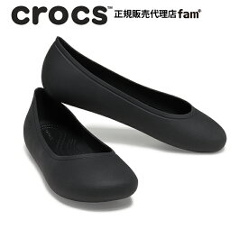 『50%OFF』クロックス crocs【レディース サンダル】Brooklyn Flat /ブルックリン フラット /ブラック｜●