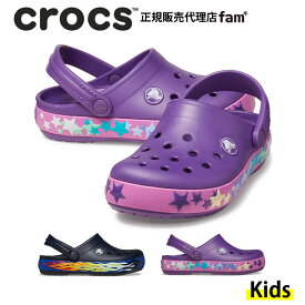 『50%OFF』クロックス crocs【キッズ サンダル】Crocband Lights Clog T/クロックバンド ライツ クロッグ トドラー｜##