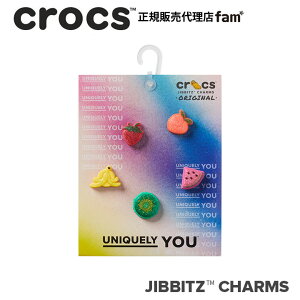 �N���b�N�X crocs�y�A�N�Z�T���[ jibbitz �W�r�b�c�z��Sparkle Glitter Fruits 5Pack/�X�p�[�N�� �O���b�^�[ �t���[�c5�p�b�N/�ʕ�/10013255�b��