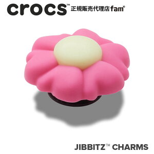 �N���b�N�X crocs�y�A�N�Z�T���[ jibbitz �W�r�b�c�zNATURE2//Squishy Pink Flower/�X�N�C�b�V�[ �s���N �t�����[/�ԁb10014274