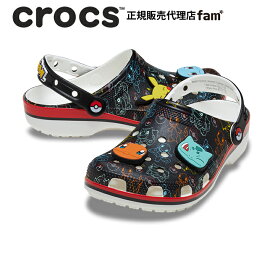 クロックス crocs【メンズ レディース サンダル】Pokemon Print Classic Clog/ポケモン プリント クラシック クロッグ|211343｜