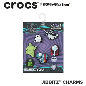�N���b�N�X crocs�y�A�N�Z�T���[ jibbitz �W�r�b�c�z��Nightmare Before Xmas 5Pack/�i�C�g���A�[�E�r�t�H�A�E�N���X�}�X5�p�b�N�b10015773�b��