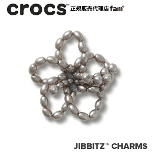 �N���b�N�X crocs�y�A�N�Z�T���[ jibbitz �W�r�b�c�zShoelry //Black Pearl Beaded Floral/�u���b�N�p�[�� �r�[�Y�t���[�����b10016000