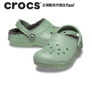 NbNX crocsyY fB[X {AzClassic Lined Clog/NVbN Ch NbO/203591-3WPb