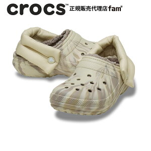 NbNX crocsyY fB[X {AzClassic Puff Strap Marbled Lined/NVbN pt Xgbv }[u Ch NbO/211980-2Y3