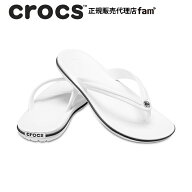 クロックス crocs【メンズ レディース サンダル】Crocband Flip/クロックバンド フリップ/11033-100｜##