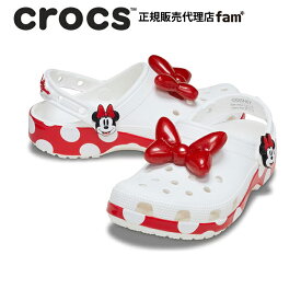 クロックス crocs【メンズ レディース サンダル】Minnie Mouse Classic Clog/『ミニー』マウス クラシック クロッグ/ディズニー /212717-90H｜##