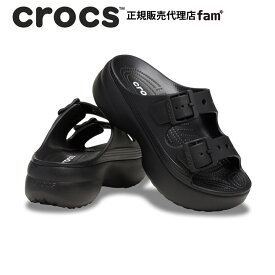 クロックス crocs【レディース サンダル】Saturday Platform Sandal W/ サタデー プラットフォーム サンダル /212880-001｜##