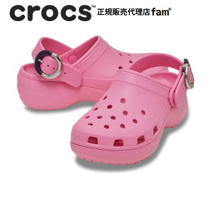 �N���b�N�X crocs�y���f�B�[�X �T���_���zClassic Platform Dipped Buckle Clog/�N���V�b�N �v���b�g�t�H�[�� �f�B�b�v�h �o�b�N�� �N���b�O/213230-669�b##