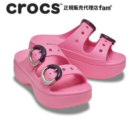 クロックス crocs【レディース サンダル】Saturday Platform Dipped Buckle Sndl W/ サタデー プラットフォーム ディップドバックル サンダル /213246-669｜##