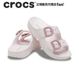 クロックス crocs【レディース サンダル】Saturday Enamel Buckle Sandal W/サタデー エナメル バックル サンダル|212867-7DF｜##