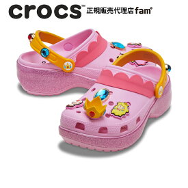 クロックス crocs【レディース サンダル】Princess Peach Classic Platform Clog/プリンセスピーチ クラシック プラットフォーム クロッグ/212137｜