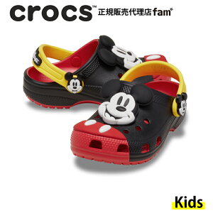 �N���b�N�X crocs�y�L�b�Y �T���_���zMickey Mouse Classic Clog T/�u�~�b�L�[�}�E�X�v�N���V�b�N �N���b�O �g�h���[(�`17.5cm�j�b