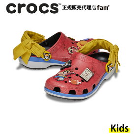 クロックス crocs【キッズ サンダル】One Piece Luffy Classic Clog K/ONE PIECE「ルフィ」クラシック クロッグK（18〜21cm）｜