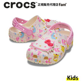 クロックス crocs【キッズ サンダル】Hello Kitty&Friend Pastel Classic Clog T/ハローキティ＆フレンズ パステル クラシック クロッグトドラー(～17.5cm| 212686