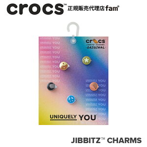�N���b�N�X crocs�y�A�N�Z�T���[ jibbitz �W�r�b�c�z��Metallic Icons 5Pack/���^���b�N�A�C�R�� 5�p�b�N�b10017681�b��