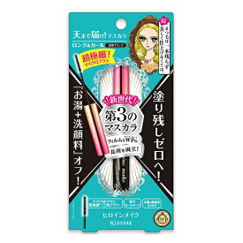 ヒロインメイク マイクロマスカラ アドバンストフィルム 01 漆黒ブラック 4.5g キスミー【メール便可】【スーパーセール】