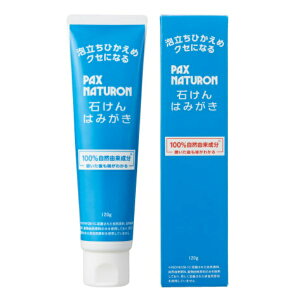 パックス ナチュロン 石けんはみがき 爽快ハッカタイプ 120g PAX NATURON 歯磨き粉