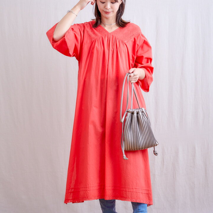 楽天市場 Sale 50 Off 刺繍 レースワンピース レディース レース 刺繍 ワンピース ボイルワンピース インド綿 コットンボイル 長袖 きれいめ エレガント ナチュラル フレア Aライン Fanaka