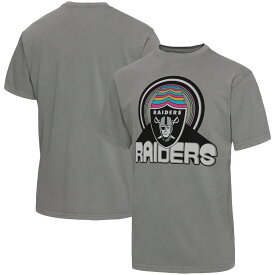 【公式グッズ】NFL レイダース Tシャツ ジャンクフード メンズ グラファイト (21 JNK Mens Wonderland Infinity Vibe SST)