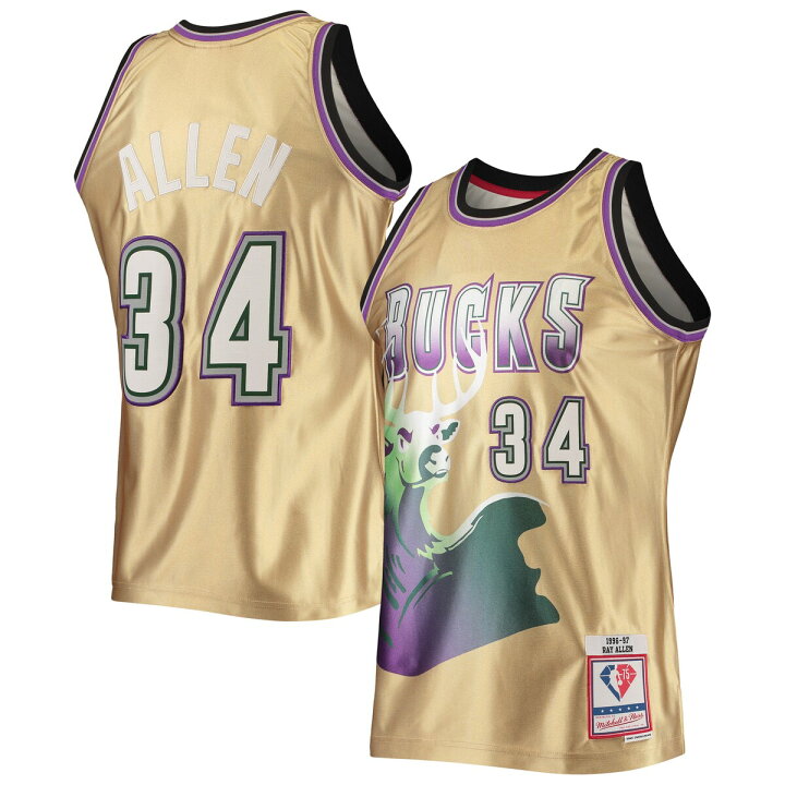 楽天市場】【公式グッズ】NBA バックス レイ・アレン ユニフォーム 