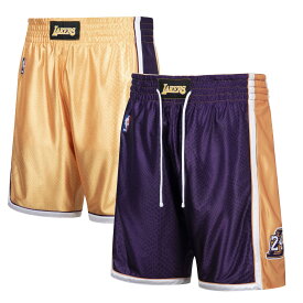 【公式グッズ】NBA レイカーズ コービー・ブライアント オーセンティック ショーツ Mitchell & Ness（ミッチェル＆ネス） メンズ ゴールド (MNC NBA Authentic Reversible Shorts)