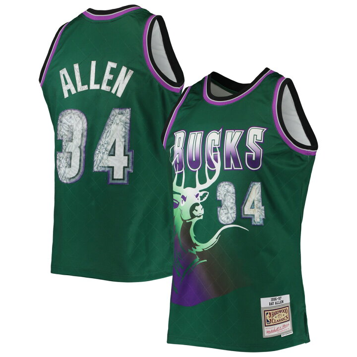 楽天市場】NBA バックス レイ・アレン ユニフォーム Mitchell & Ness 