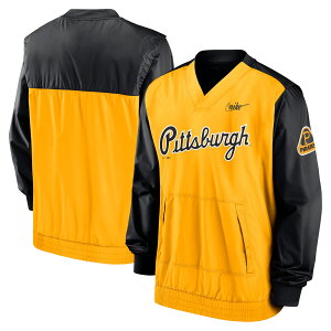 �y�����O�b�Y�zMLB �p�C���[�c �v���I�[�o�[ Nike/�i�C�L �����Y �u���b�N (Men's Nike Cooperstown V-Neck Pullover Jacket)