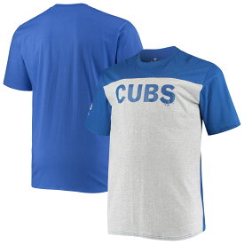 【公式グッズ】MLB カブス Tシャツ Fanatics（ファナティクス） メンズ ロイヤル (MEN'S B&T Colorblocked SST)