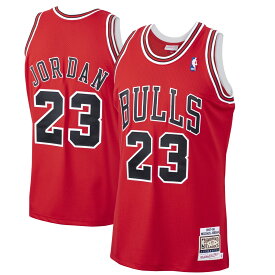 NBA ブルズ マイケル・ジョーダン オーセンティック ユニフォーム Mitchell & Ness（ミッチェル＆ネス） メンズ スカーレット (Mens MNC Authentic Jerseys)