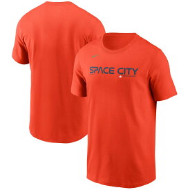 【公式グッズ】MLB アストロズ Tシャツ Nike ナイキ メンズ オレンジ (Men's Nike City Connect Wordmark Short Sleeve Cotton T-Shirt)
