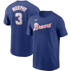 �y�����O�b�Y�zMLB �u���[�u�X �f�[���E�}�[�t�B�[ T�V���c Nike �i�C�L �����Y ���C���� (Nike Men's MLB Cooperstown NNT)