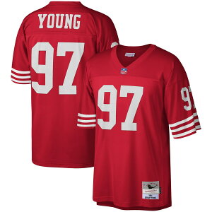 yObYzNFL 49ers uCAgEO vJ jtH[ Mitchell & Ness/~b`FlX Y XJ[bg (Men's MNC Legacy Replica Jersey)