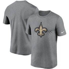 NFL セインツ Tシャツ ロゴ入り Nike ナイキ メンズ ヘザーチャコール (Mens Fan Gear Logo Essential Legend SST)