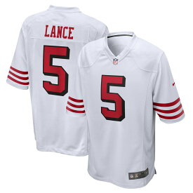NFL 49ers トレイ・ランス ユニフォーム Nike ナイキ メンズ ホワイト (Mens Nike Game NFL Jersey)