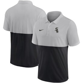 MLB ホワイトソックス ポロシャツ Nike ナイキ メンズ シルバー (Men's Nike Team Baseline Striped Polo)