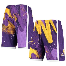 NBA レイカーズ ショーツ Mitchell & Ness（ミッチェル＆ネス） メンズ パープル (Mens MNC HWC Hyper Hoops Swingman Short)