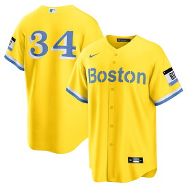 MLB レッドソックス デビッド・オルティス レプリカ ユニフォーム Nike ナイキ メンズ ゴールド (Men's Nike City Connect Replica Player Jersey)