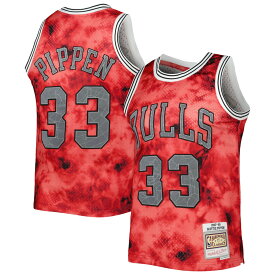 NBA ブルズ スコッティ・ピッペン ユニフォーム Mitchell & Ness（ミッチェル＆ネス） メンズ レッド (MNC NBA MEN'S GALAXY SWINGMAN JERSEY)